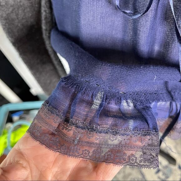 Free People Wool Blend Baby Doll Sweater Top - Picture 6 of 9